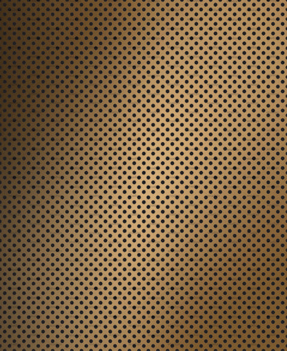 Gold with dots